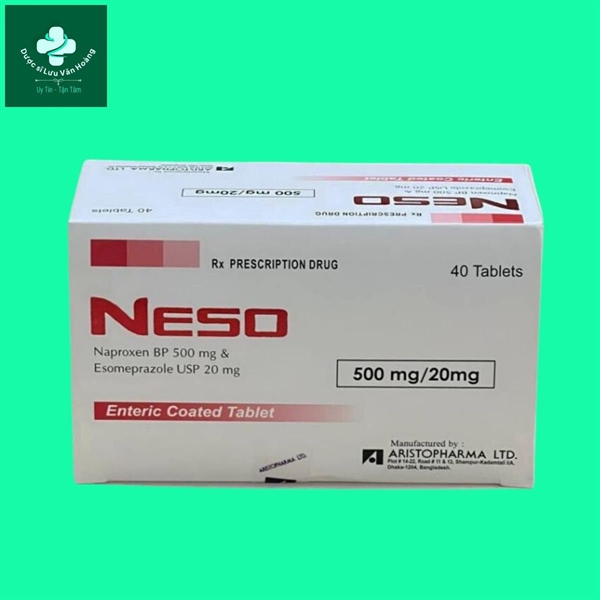 Neso 500mg/20mg Hộp 40 viên