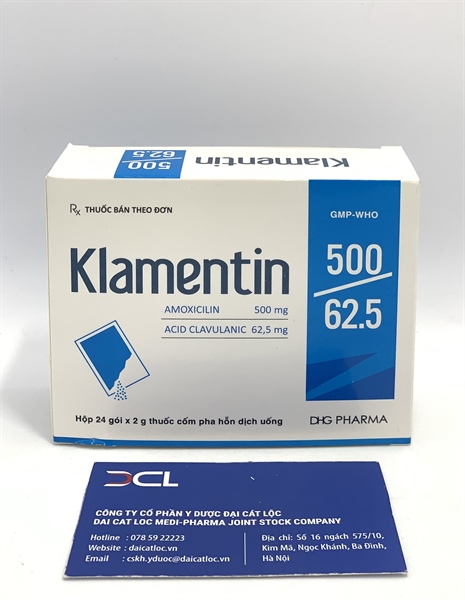 Klamentin 500mg/62.5mg DHG (H/24g)