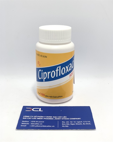 Ciprofloxacin 500mg Domesco (C/100v)