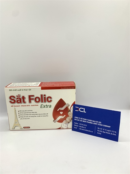 Sắt Folic Extra Việt Pháp (H/30v)