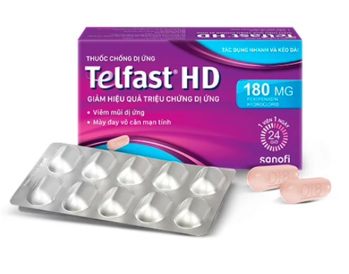 Telfast HD 180mg Sanofi (H/30v)