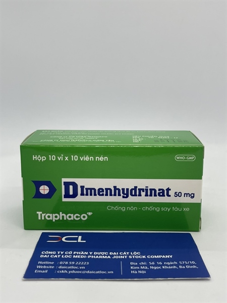 Dimenhydrinat 50mg,Traphaco (H/100v)
