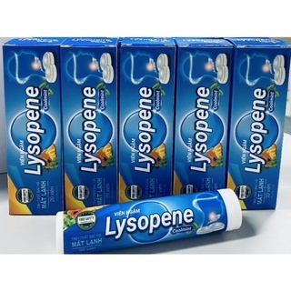 Viên ngậm Lysopene coolmint bạc hà Alpha , Tuýp 20 viên