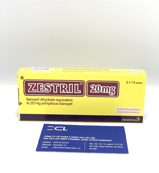 Zestril 20mg AstraZeneca (H/28v)