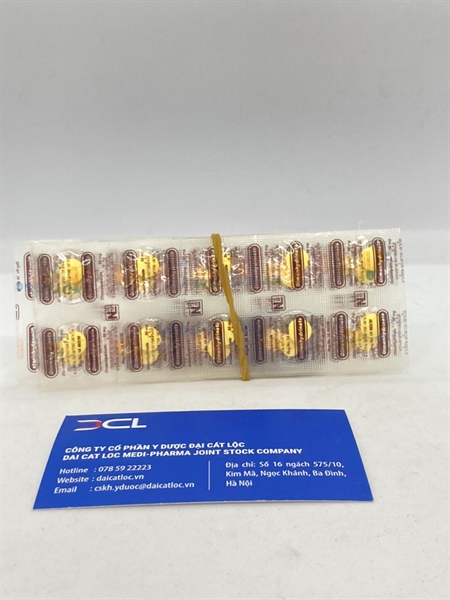 say xe thái Dimenhydrinate Thái lan (Vỉ/10 viên)