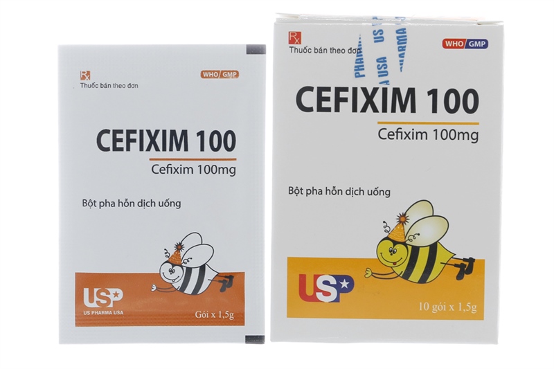 Cefixim 100mg US Pharma HCM (H/ 10G)
