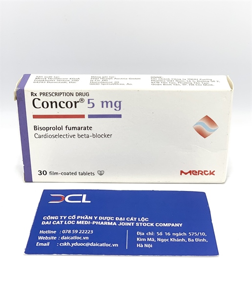 Concor 5mg Merck (H/30v)