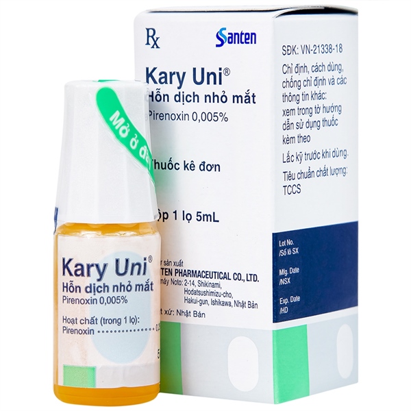 Nhỏ Mắt Kary Uni 0,005% Lọ 5ml