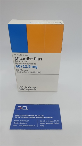 Micardis Plus 40mg/12.5mg, Boehringer (H/30v)