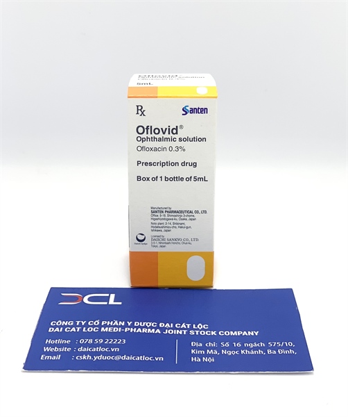 Oflovid 0,3% Santen (H/L5ml)