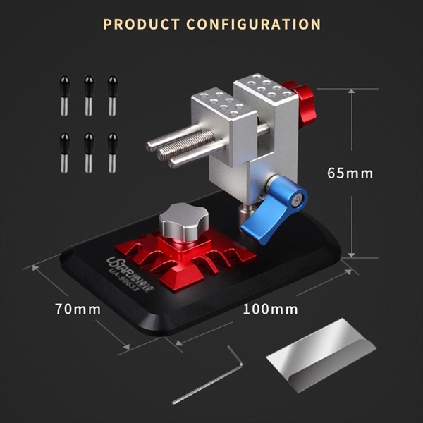 DỤNG CỤ USTAR - ĐẾ KẸP ĐA NĂNG 2 TRONG 1 XOAY 360°