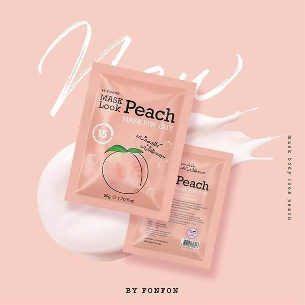 Kem ủ trắng Trái Đào FonFon - Mask Look Peach - Thái Lan (mẫu mới)