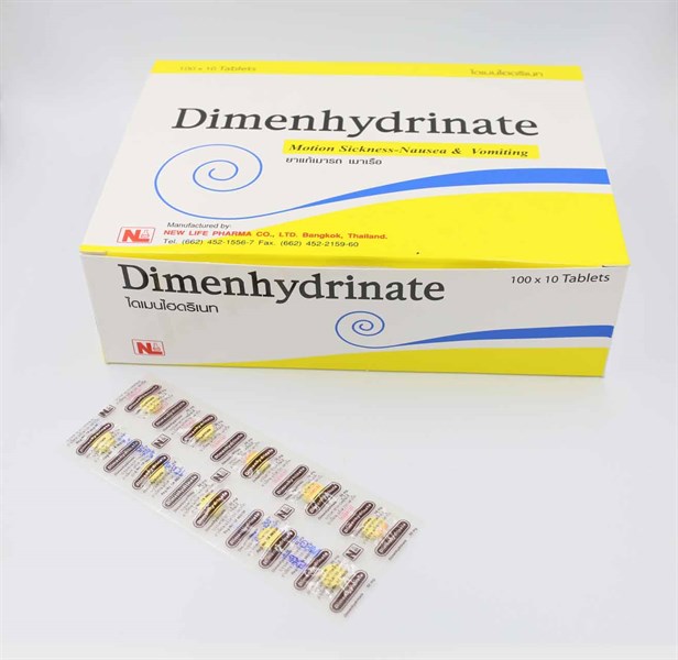 Thuốc chống say xe Thái Lan - Dimemhydrinate