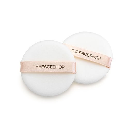 Bông phấn The Face Shop - Round Flocked Puff