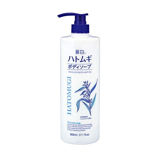 Sữa tắm dưỡng ẩm trắng da Hatomugi - 800ml