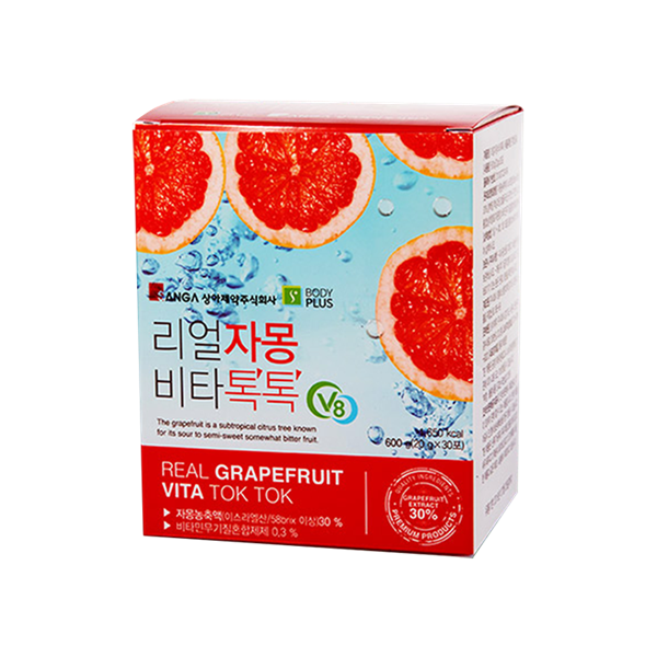 Vitamin bưởi đỏ giảm cân Sanga - Real Grapefruit Vita Tok Tok - Hàn Quốc