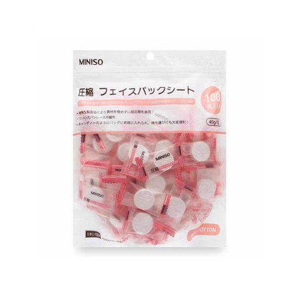Mặt nạ nén Miniso gói 100 viên