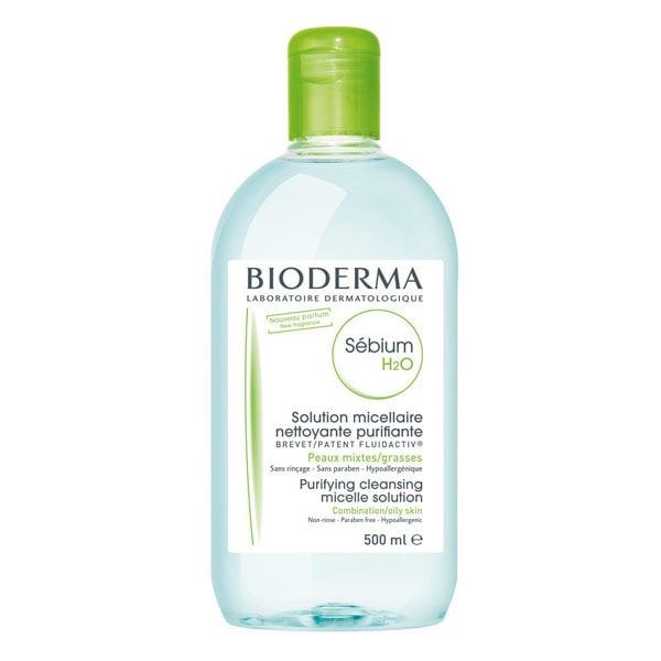 Nước tẩy trang Bioderma - Sébium H2O Purifying Cleansing Micelle Solution - Xanh lá