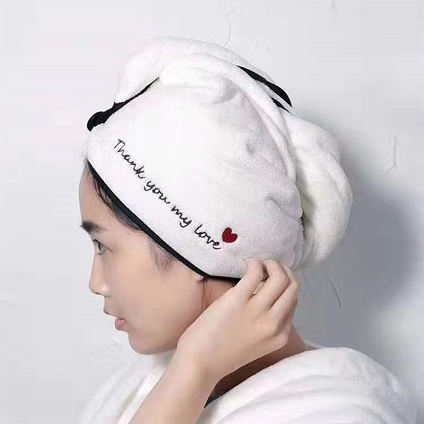 Mũ trùm lau tóc siêu thấm