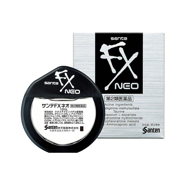 Thuốc nhỏ mắt Sante FX Neo Bạc (12ml) – Giảm mỏi mắt, đỏ mắt, sảng khoái tức thì