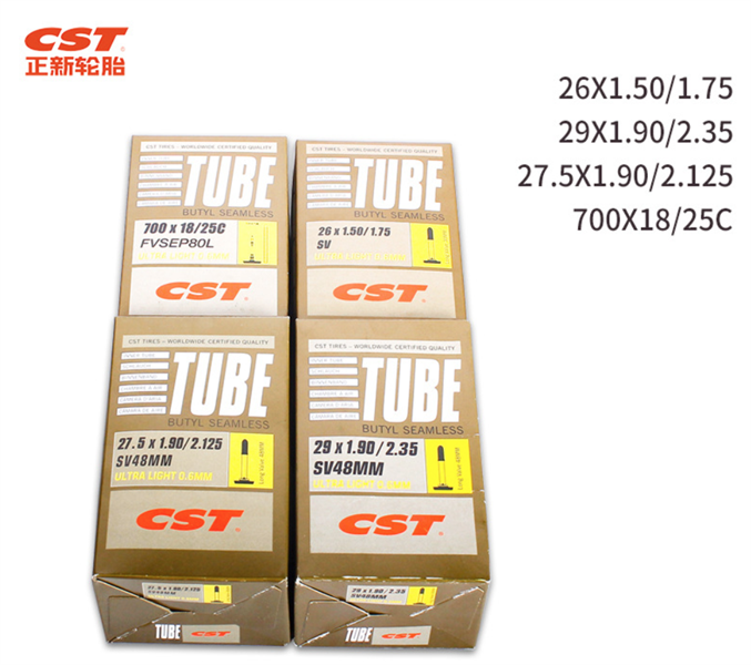 Ruột Lốp Xe Đạp Cao Cấp CST Ultra Light 27.5 x 1.9/2.3 – Van SV Tháo Rời, Chính Hãng, Siêu Nhẹ, Chống Thủng – Phù Hợp MTB