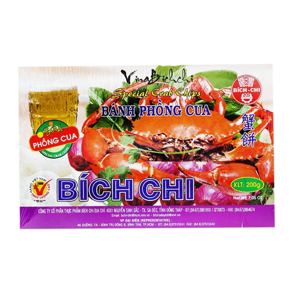 BÁNH PHỒNG CUA VINMART FOOD HỘP 200G